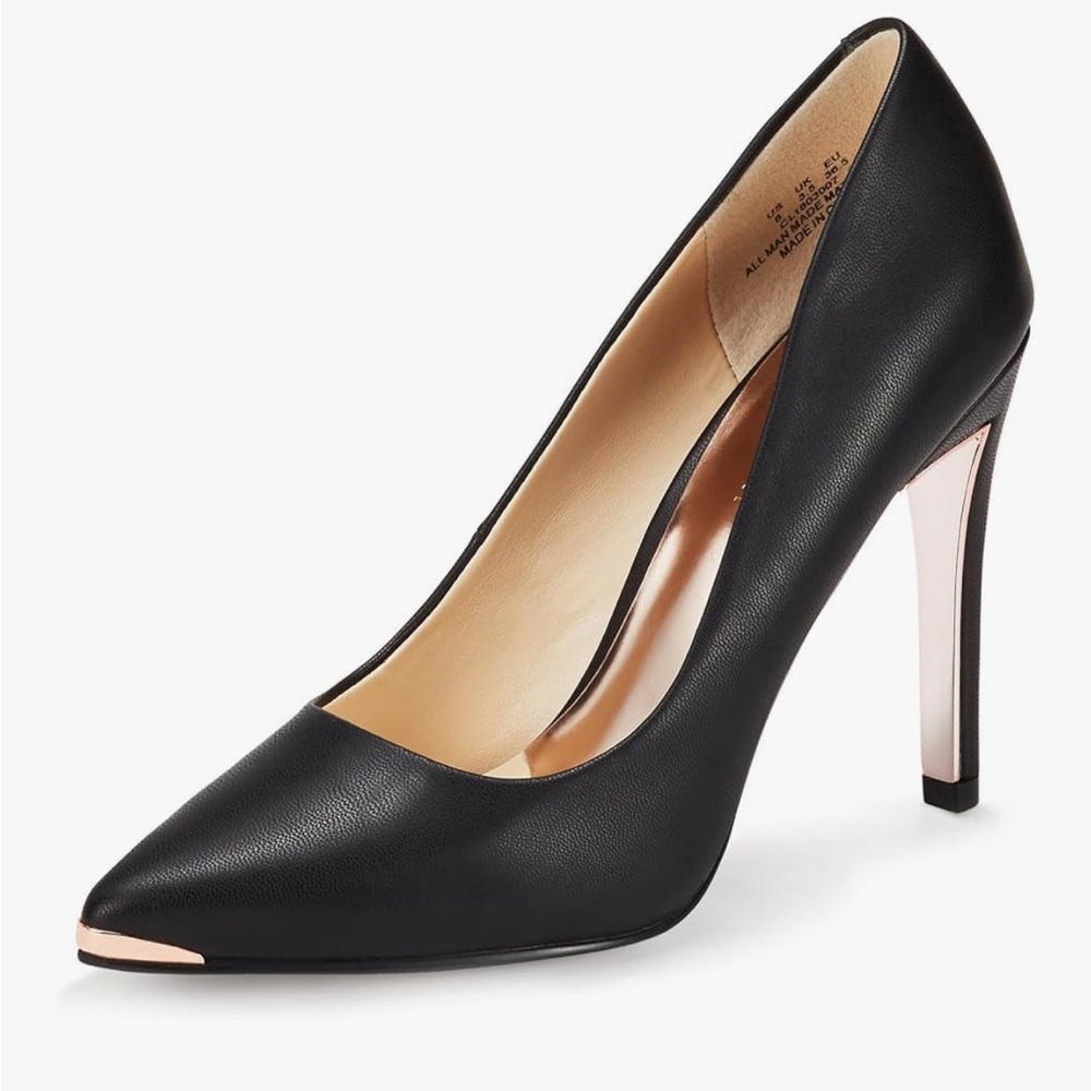 Jenn Ardor Black High Heel Pumps